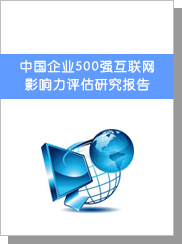 中国企业500强互联网影响力评估研究报告