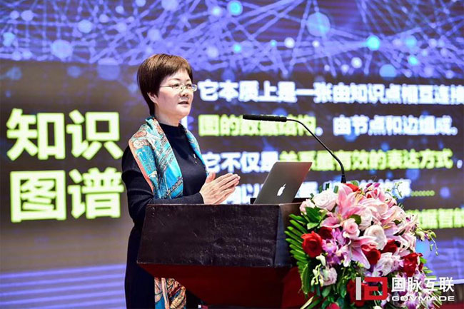 国脉集团总经理郑爱军在“2017互联网+智慧中国年会”上发表主题演讲