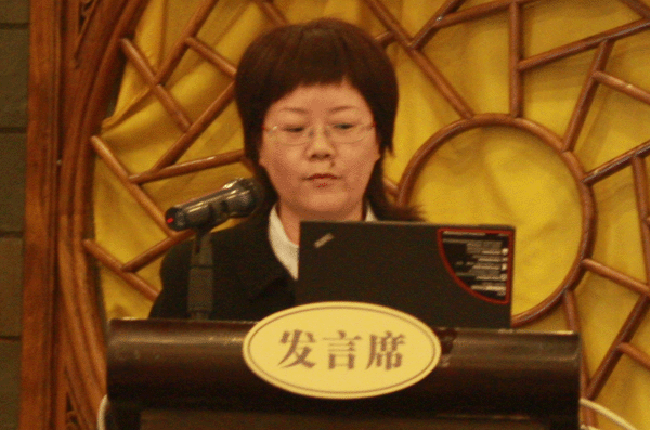 郑爱军女士做2010年省级农业行政主管部门网站绩效评估结果汇报