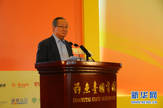 中国互联网协会副理事长高新民发表演讲