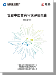 首届（2018）中国营商环境评估报告