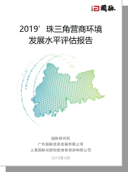 首届(2019)珠三角地区营商环境发展水平评估报告
